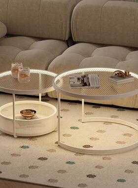 奶油风简tb-73111约子茶小几组合网红户客厅迷你边型几角几圆形现