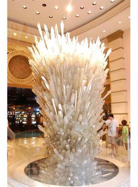 酒店餐厅灯创意艺术琉璃灯具K内T酒吧围设V计78603氛工程吊灯室大