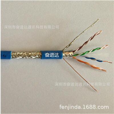 SFTP-CAT-624AWG全铜RUM监控网络线六类正标STP6.057双屏U网络线