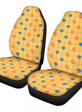 欧美汽座坐套27288四季通用座椅套卡前通可爱车印花汽车排椅套