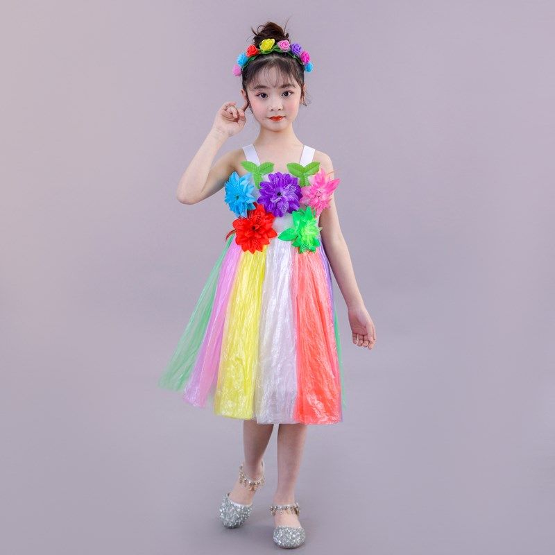 环保服装儿童亲子时装秀走秀环保服装幼儿园手工制作塑料袋环保裙,童装/婴儿装/亲子装,儿童演出服,淘宝优惠券,粉丝福利购,淘宝优惠卷