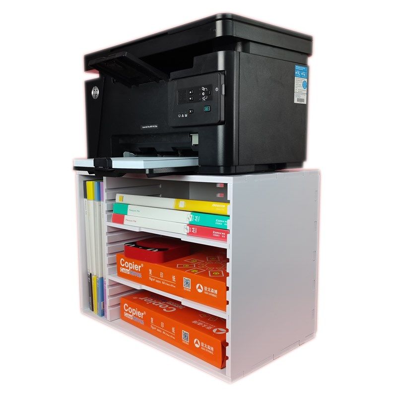 办公室柜子储物柜桌面收纳文件柜多层置物架书架打印机放置架书