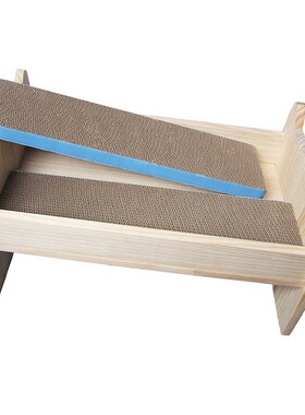 实木猫床小型犬休息窝猫抓板魔抓发泄床铺狗通用宠物用品家具包邮