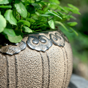 汉韵堂户外花园多肉花盆庭院花园布置创意阳台造景装饰水培植物盆