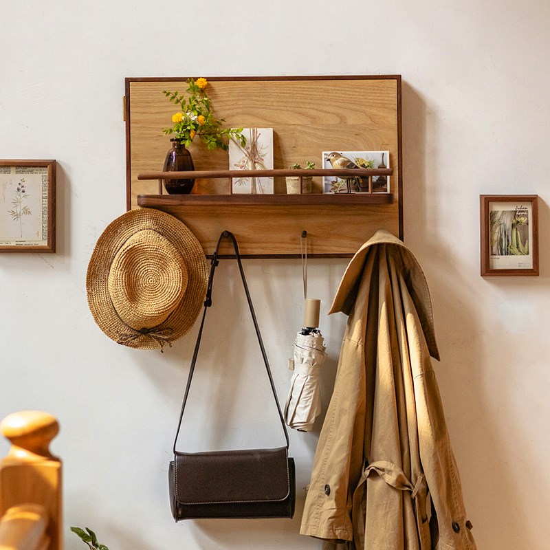 樱桃木电表箱装饰画配电箱遮挡神器弱电箱电闸改造盖板轻奢高级感