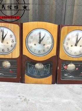 快速发货民俗怀旧老物件老钟表收藏杂项古董民P国老座钟挂钟老东