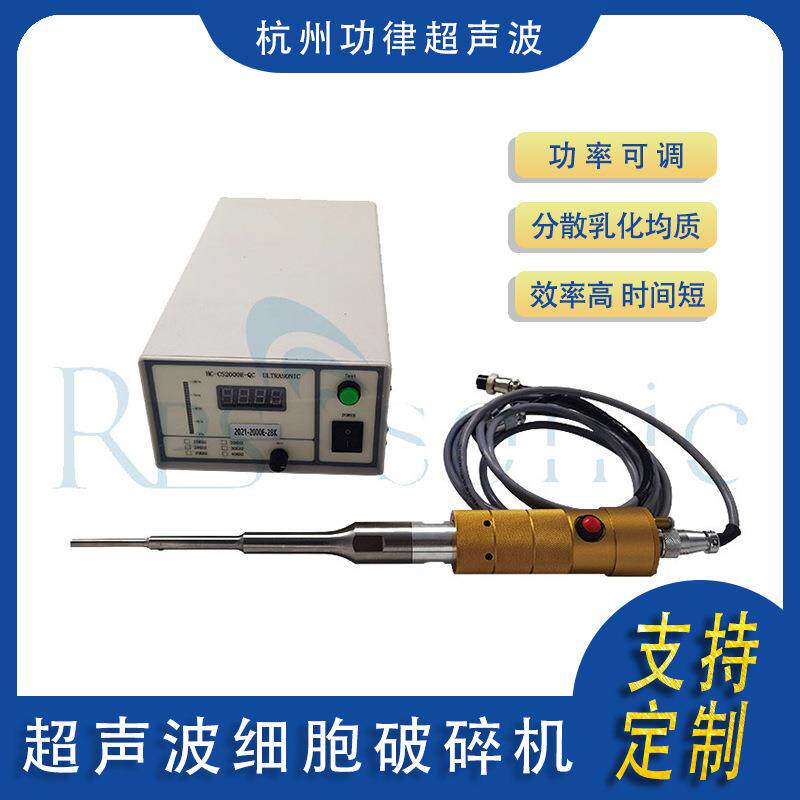 供应超声波细胞破碎机 快卡法兰快速安装 细胞破壁分散萃取机定制