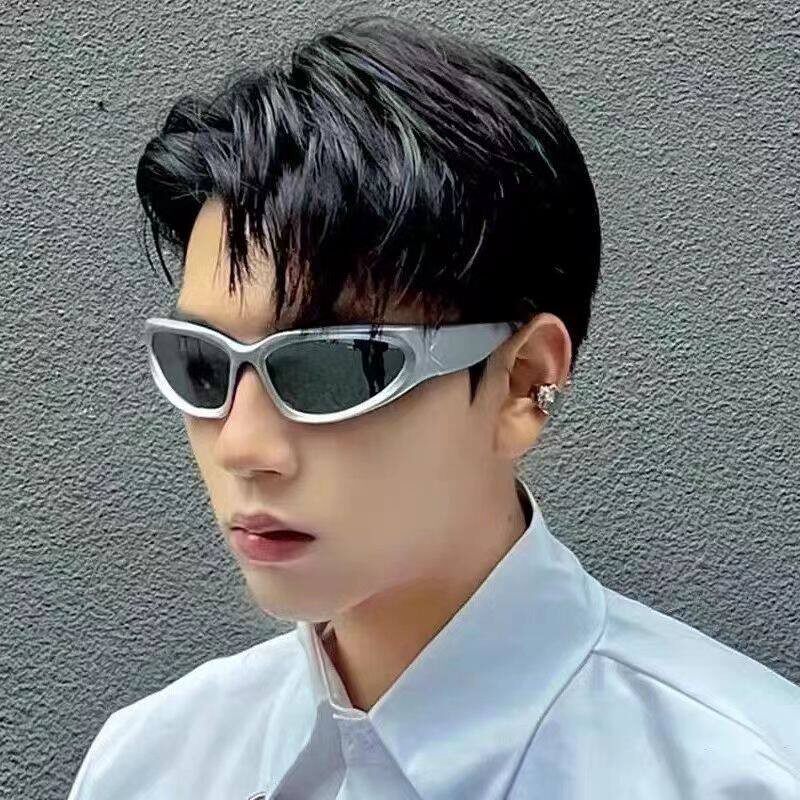 朋克墨镜男女潮人网红街拍机能风欧美复古太阳眼镜