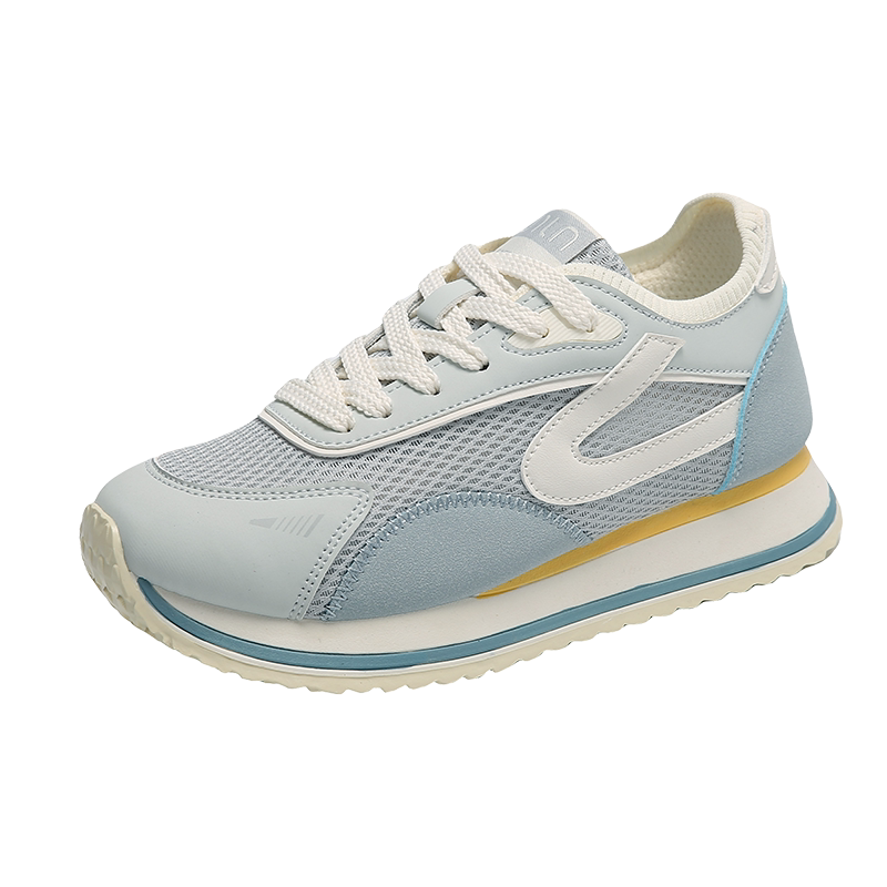 厚底阿甘鞋女2024早秋新款34小码百搭增高百搭休闲跑步运动老爹鞋