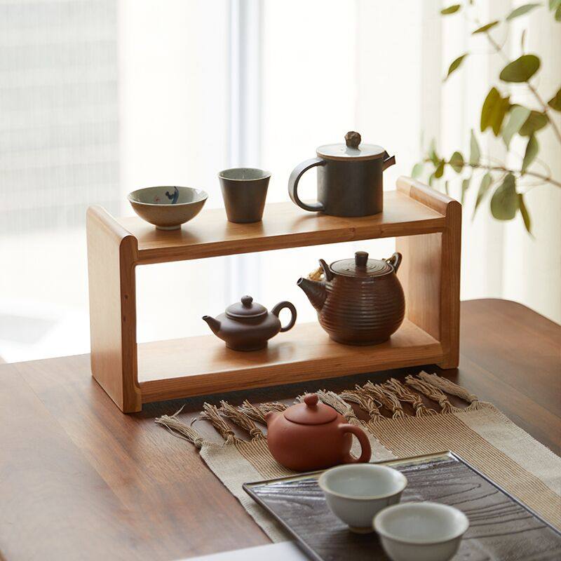 实木桌面置物架茶具收纳架家用茶水间多层茶杯架客厅多功能展示架,收纳整理,整理架/置物架/收纳架,淘宝优惠券,粉丝福利购,淘宝优惠卷