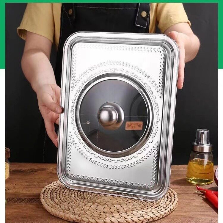 加厚带盖商用烤鱼炉全套