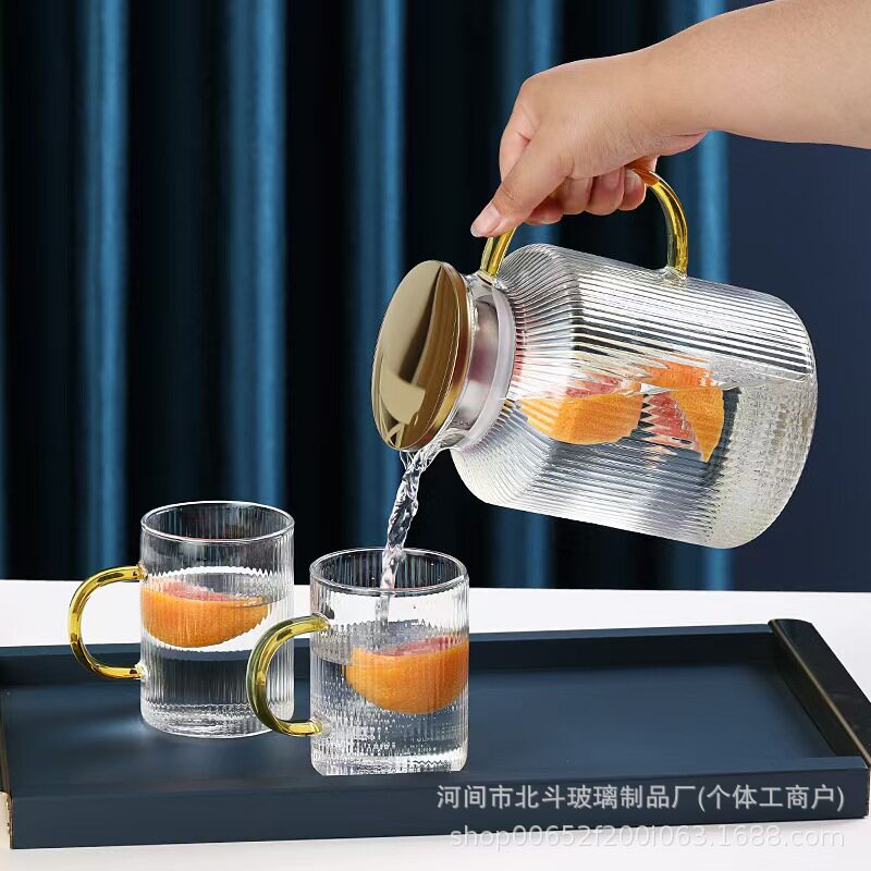 高硼硅玻璃冷水壶加厚耐