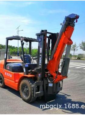 缩重臂式叉车吊YEI 小伸5型起机飞臂吊3吨吨三节液压随车吊