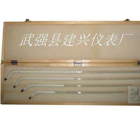 曲1管地温计/表地温/气用温度计WQG-16(-2象1-建兴+6℃)实验教学