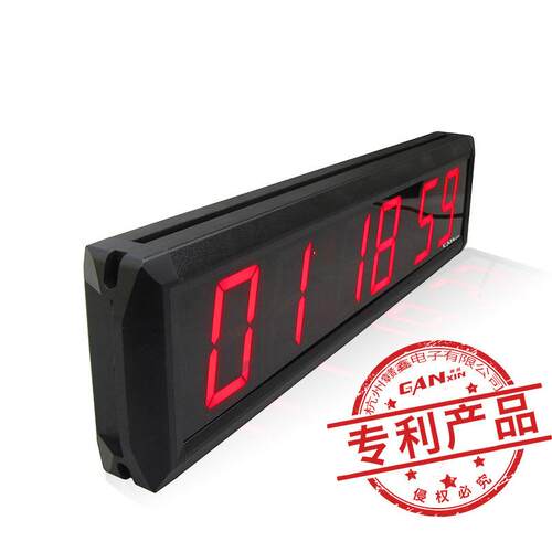 考试数会议倒计时器.寸6位显2电GI6T-2.3子时钟电子秒表遥控控制
