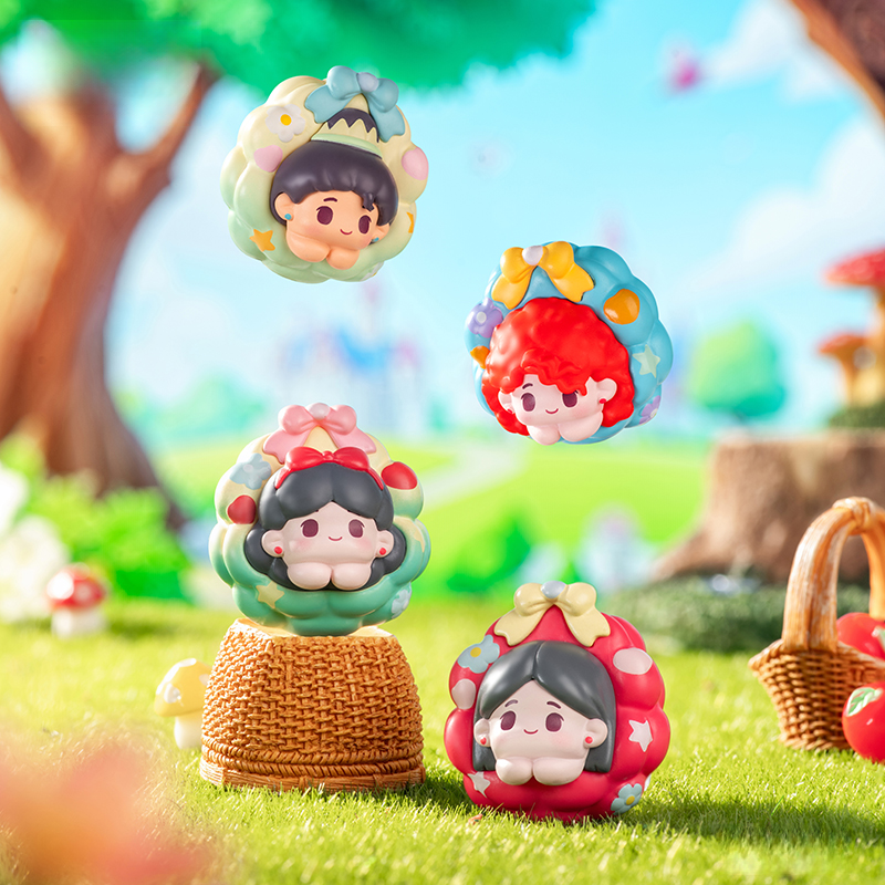 公主花环系列盲盒潮玩萌粒公仔