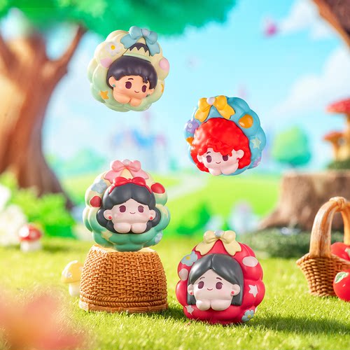 公主花环系列盲盒潮玩萌粒公仔