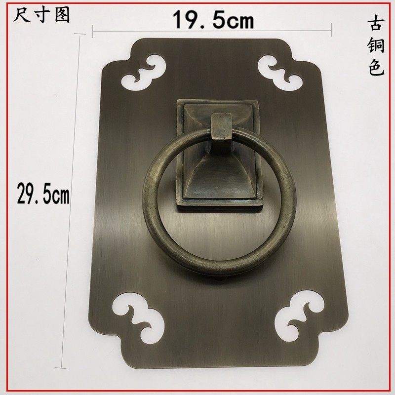 新中式仿古纯铜门环精雕实心圆环加厚拉环复古实木大门拉手铜配件,基础建材,小拉手,淘宝优惠券,粉丝福利购,淘宝优惠卷