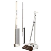 扫把拖把三件套簸箕套装 家用扫帚刮水神器笤帚免手洗 组合2024新款