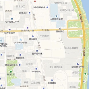 2022新款太原市城区地图办公室挂图高清防水墙壁装饰实物推荐定制