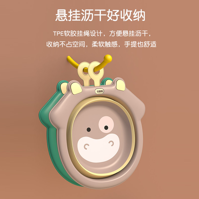 婴儿可折叠脸盆3个装宝宝洗脸盆儿童洗屁屁股新生儿小盆子三件套2,婴童用品,脸盆,淘宝优惠券,粉丝福利购,淘宝优惠卷