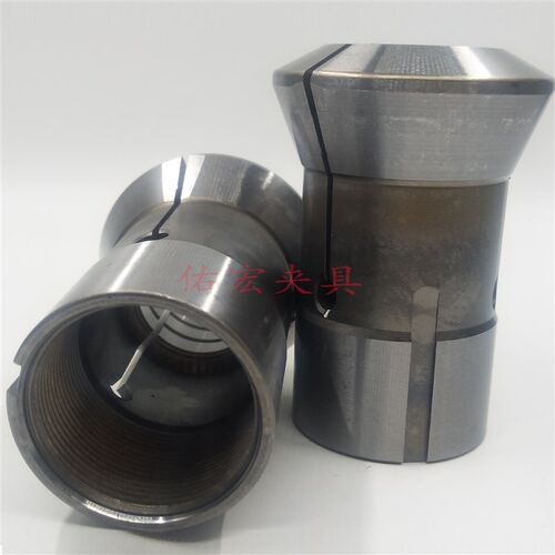 数控车床夹头筒夹玉环机640/6140 内牙夹头M48X1.5 70大头 尾部56