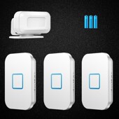 分体式 红外线电子迎宾器感应器店铺进门欢迎光临感应门铃一拖三