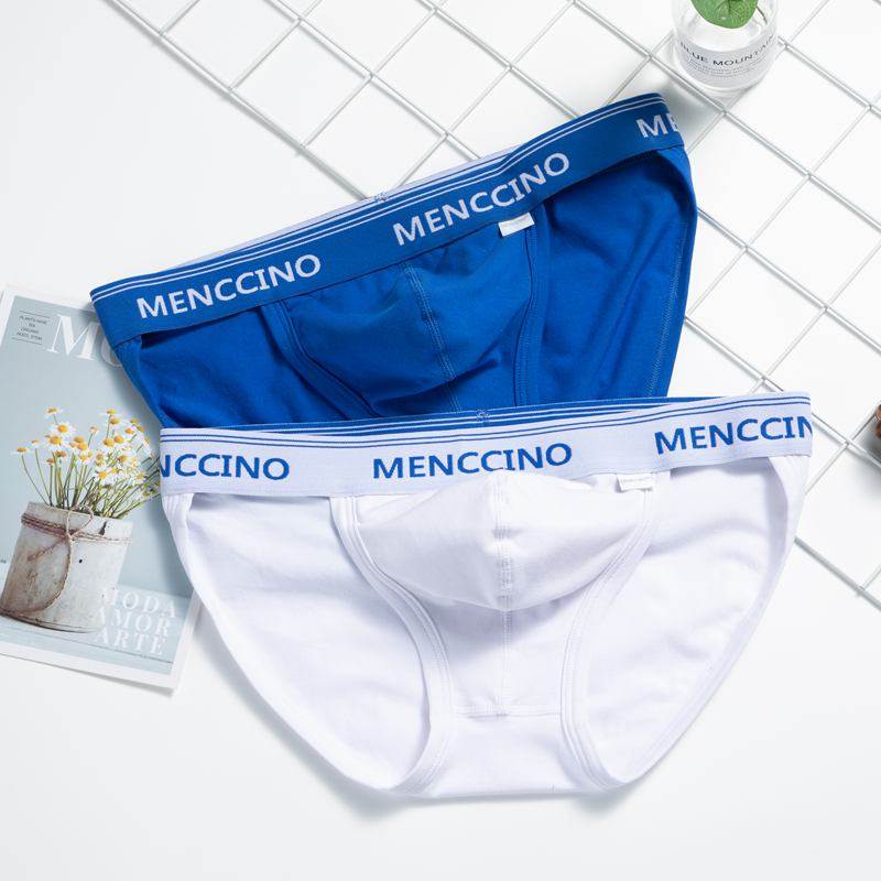 2条装男士内裤平角裤纯棉低腰性感U凸高叉三角青年白色短裤头包邮,女士内衣/男士内衣/家居服,平角裤,淘宝优惠券,粉丝福利购,淘宝优惠卷