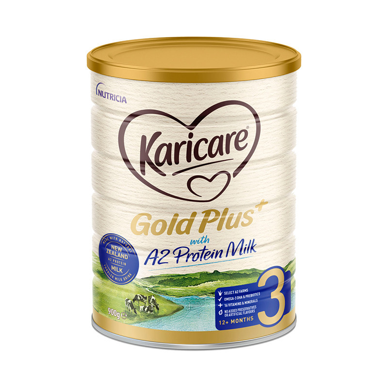 Karicare可瑞康金装A2蛋白幼儿牛奶粉3段900g/罐（1岁及以上）