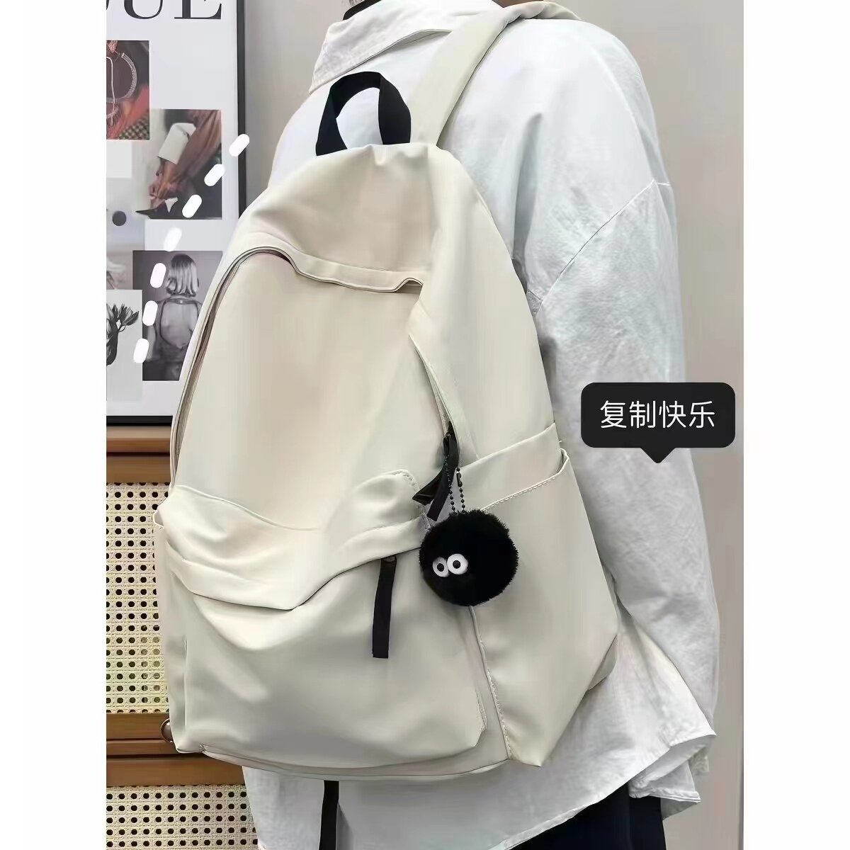 日系书包女大学生韩版ins大容量