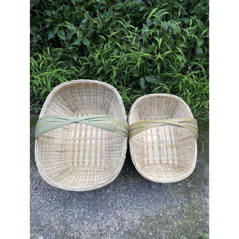 竹编手提篮菜篮子装鸡蛋水果采摘收纳筐竹筐环保购物篮大号小号,特色手工艺,竹编/竹雕,淘宝优惠券,粉丝福利购,淘宝优惠卷