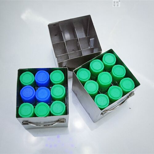 液氮罐提篮冻存架不m锈钢抽屉方形吊架9格80 90口径专用层高可定
