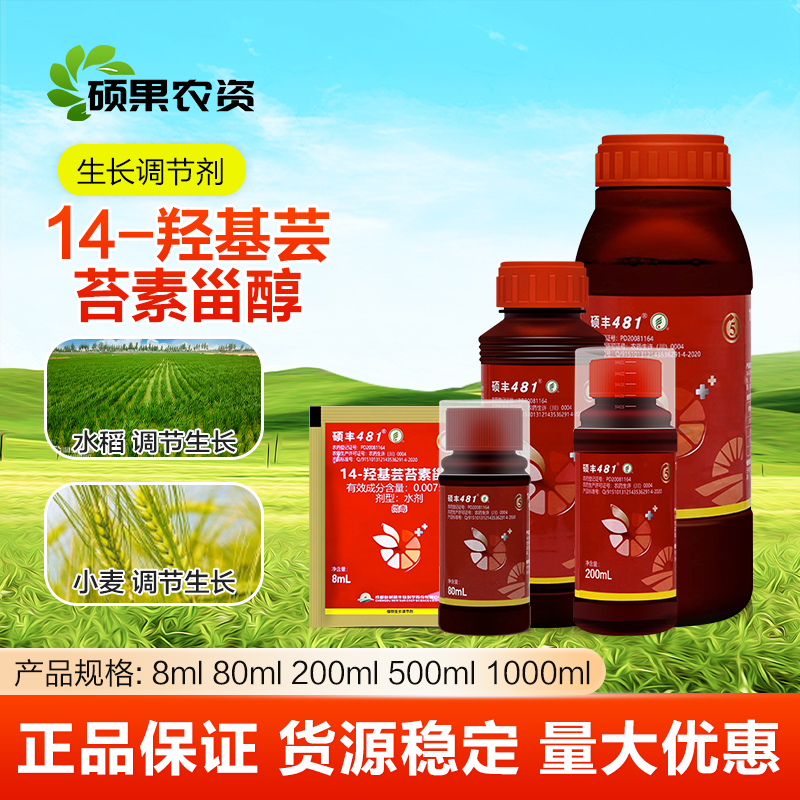 14羟基芸苔素内酯甾醇硕丰481柑橘小麦白菜水稻植物生长调节剂
