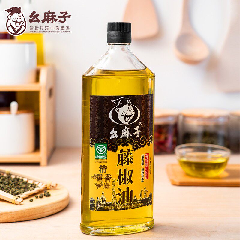 幺麻子藤椒油500ml瓶装四川特产家用花椒油麻椒油麻油米线专用