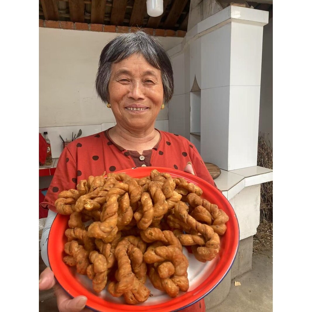 安徽农家手工麻花(儿时味道)