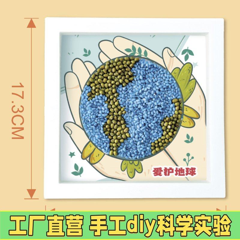 五谷杂粮手工DIY制作3-7岁儿童玩具摆件装饰礼物EC34