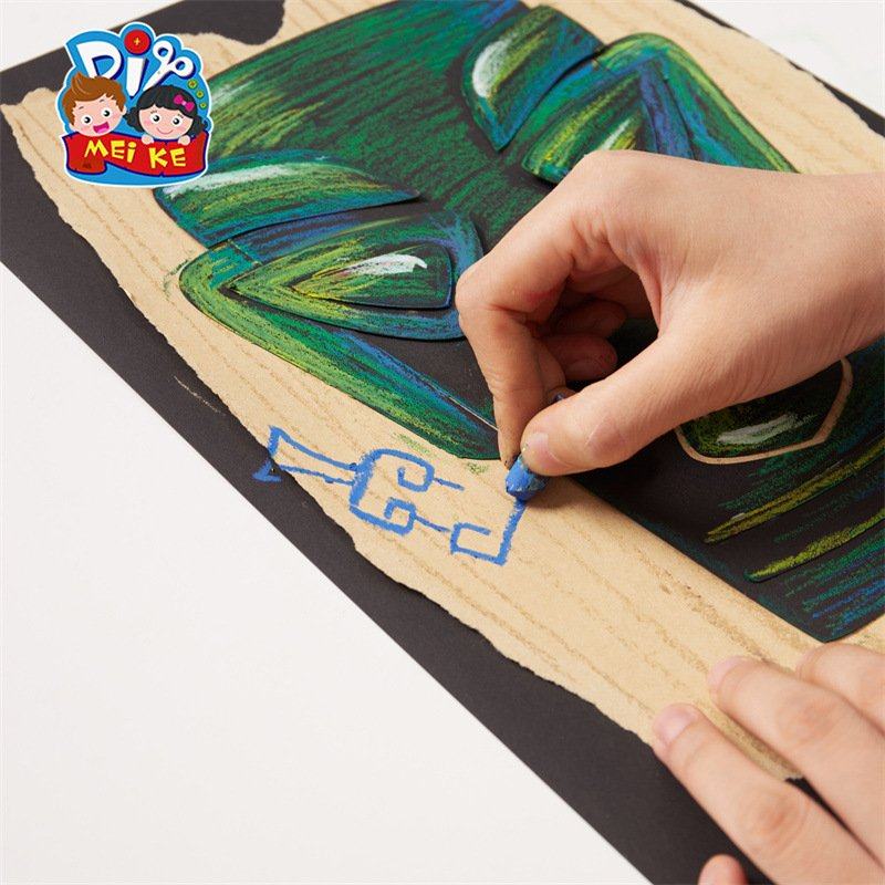 三星堆贴画创意美术手工diy儿童机构绘画幼儿园涂色自制作材EC11,玩具/童车/益智/积木/模型,沙画/胶画/画,淘宝优惠券,粉丝福利购,淘宝优惠卷