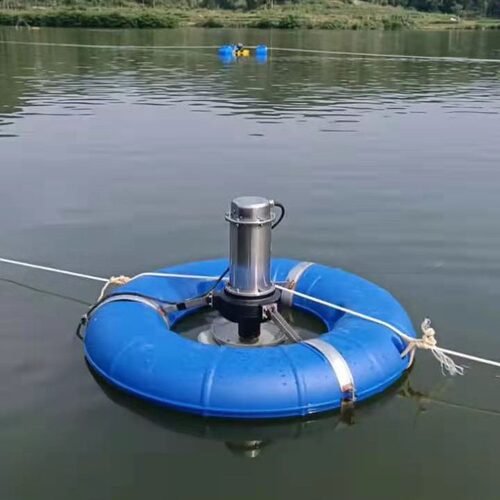 380V220V不锈钢曝气式大型鱼塘增氧机 虾塘养螃蟹鱼水库增氧机 - 封面