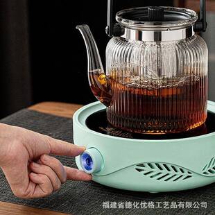 玻璃烧型水养 电陶炉煮器全自动泡茶具套茶家用21JS0919小耐高温装