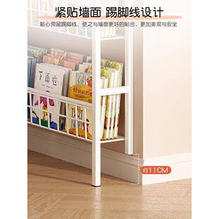 门后置架铁MKB艺书架落收地儿童简易极物窄夹墙上壁挂家用缝纳