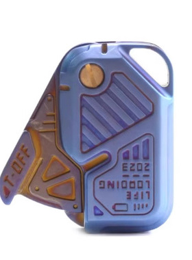 甩牌EDC金属推牌解压玩具EDC金属啪啪币PPB