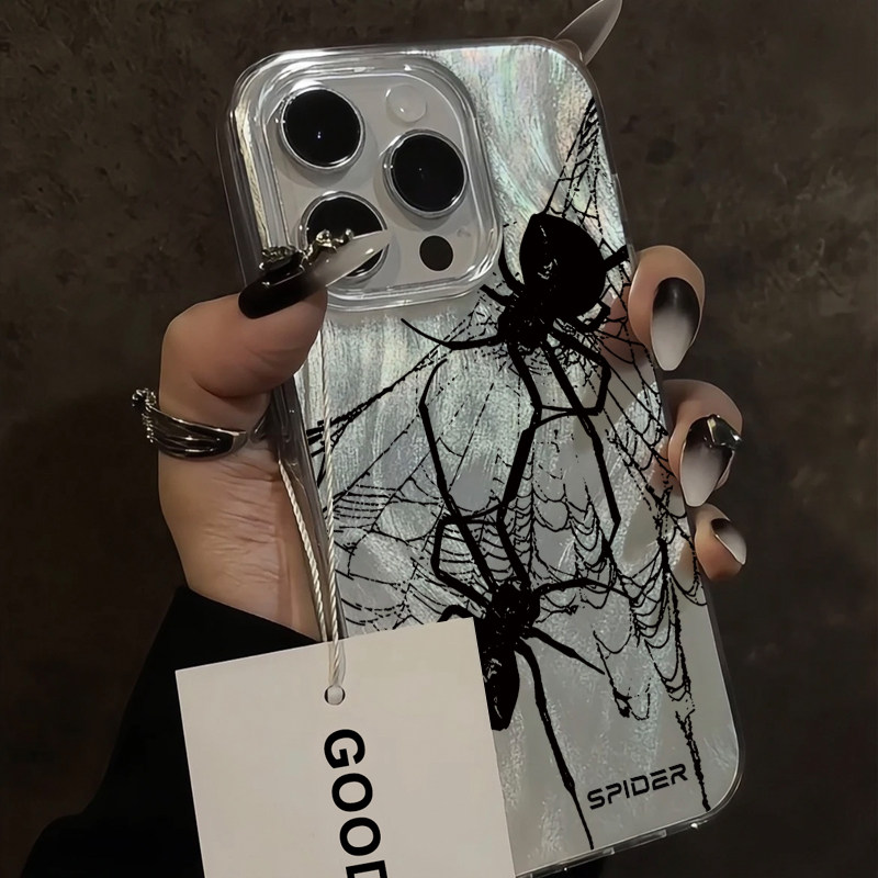 胜壳潮牌蜘蛛苹果手机壳高级感潮