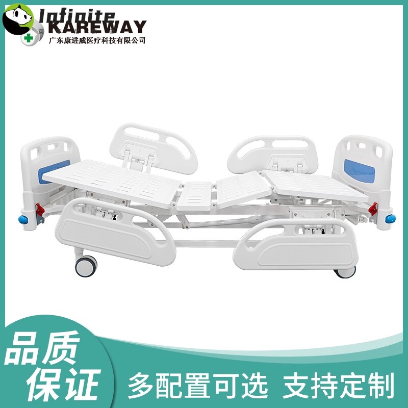家用大护栏护理床 手动双摇医院病床敬老院多功能康复疗养床厂家