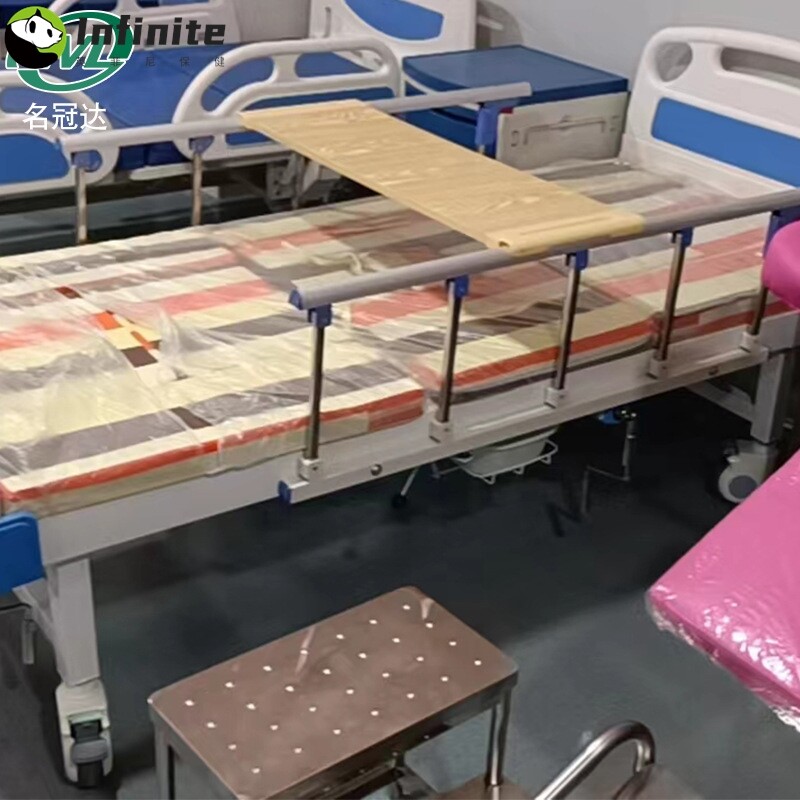医院单人病床 老人床医疗双摇手动家居护理多功能单人病床