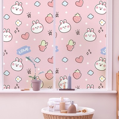 窗户玻璃磨砂贴纸透光不透明防窥视窗贴卫生间浴室厕所阳台防走光