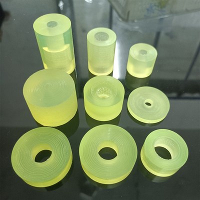 防撞牛筋缓冲棒胶聚氨酯板pu加工垫片垫块耐磨套优力圆胶定制减震