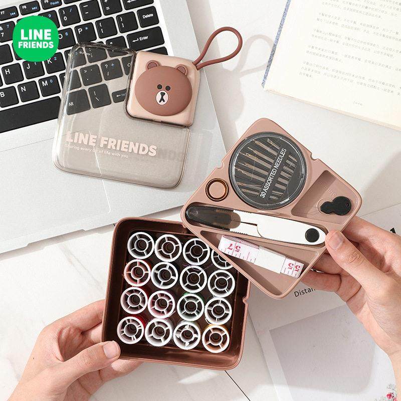LINE针线盒家用高质量新款针线包便携迷你套装高级感缝衣缝纫工具,居家布艺,线盒,淘宝优惠券,粉丝福利购,淘宝优惠卷
