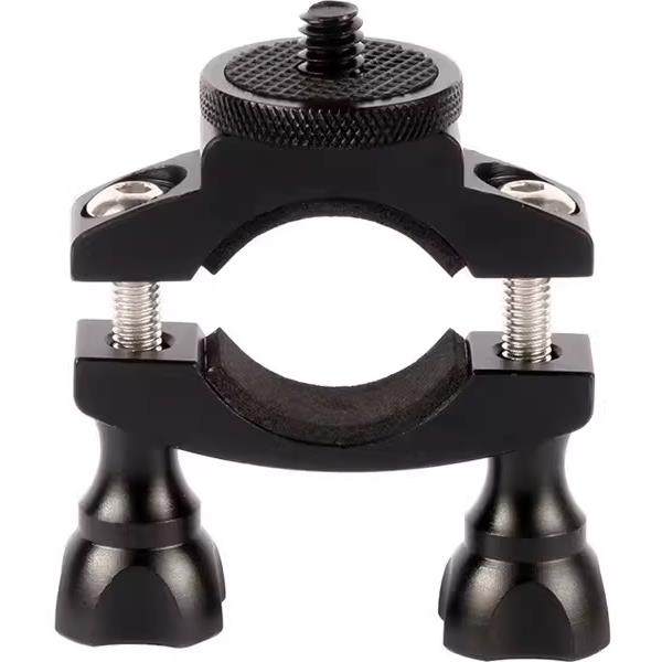 运动相机支架自行车摄像骑行铝合金云台配件机车记录仪固定支架