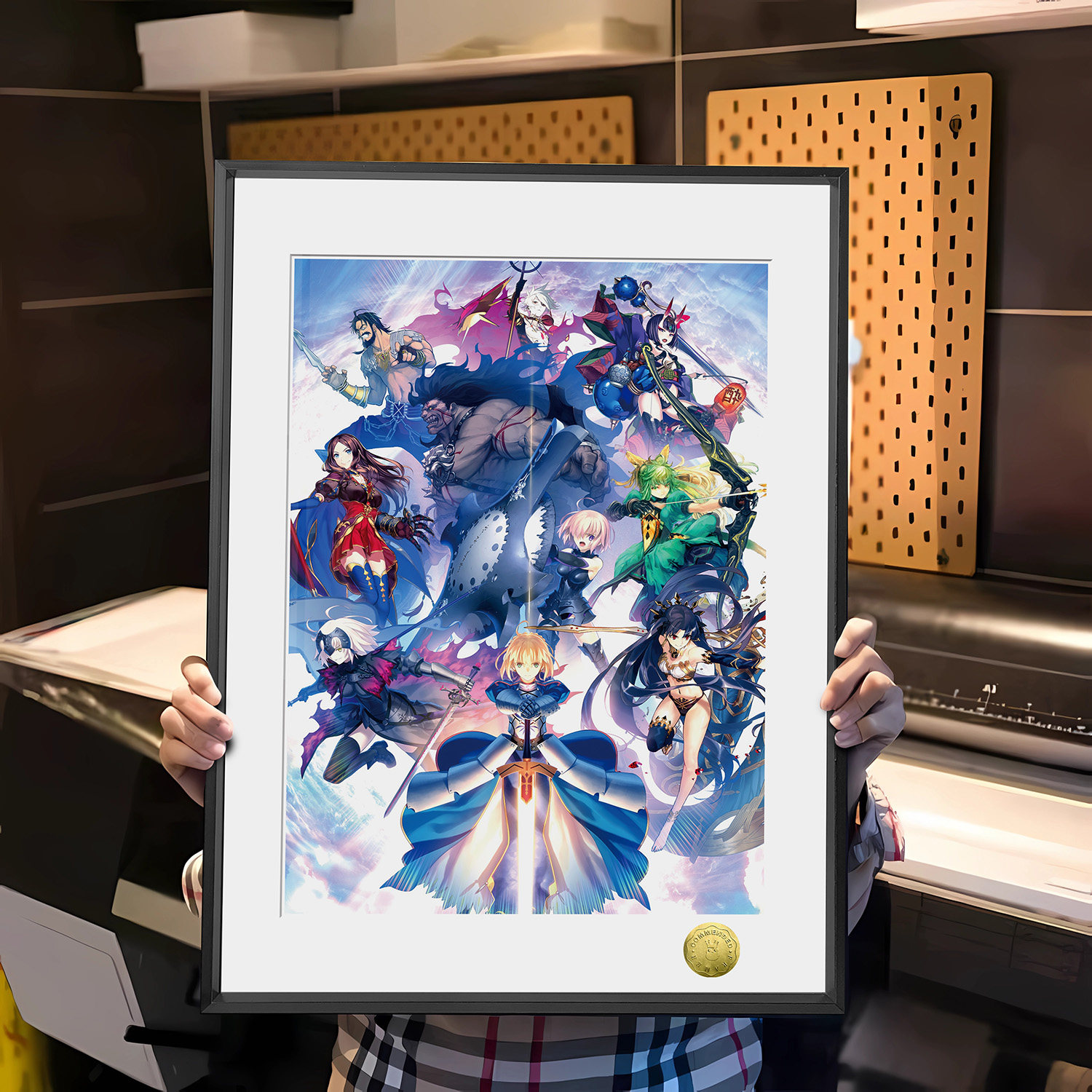 皇呱《fate命运之夜》saber亚瑟王伊什塔尔玛修周边装饰画