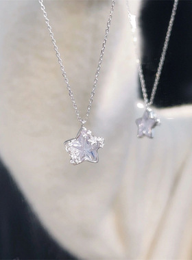 超闪幸运星项链女2024新款潮小众